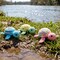 Crochet Kit for Beginners, Beginner Crochet Kit for Adults with Step-by-Step Video Tutorials, DIY Crochet Animal Kits Knitting Supplies, 3 Pack Turtle (40%+ Yarn)